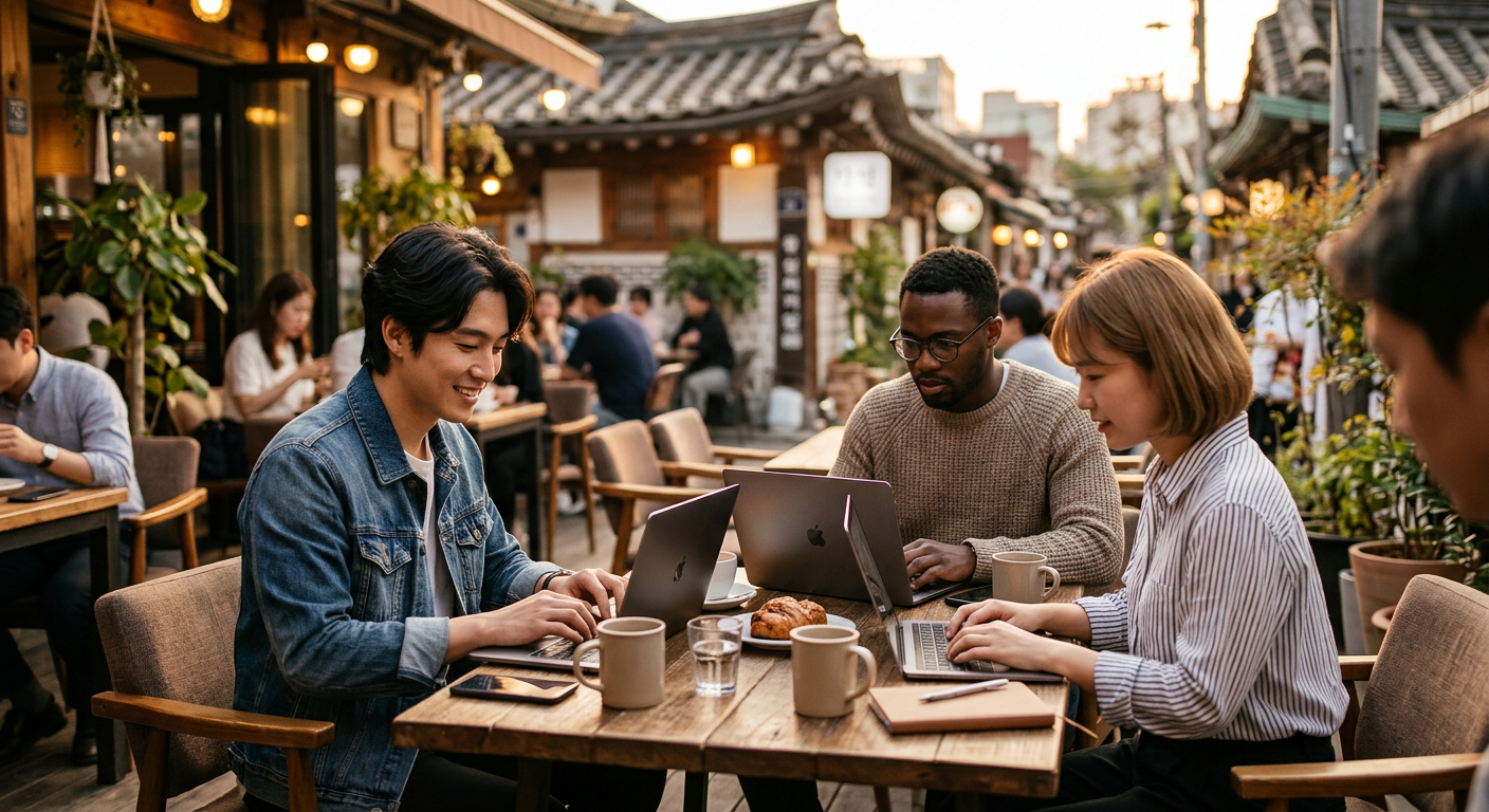 digital nomads connecting in Seoul — How to Discover and Claim Free NFTs and Crypto Airdrops in Seoul?