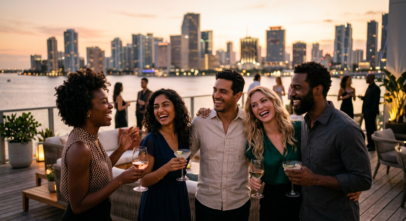 make friends connecting in Miami — How to Get Free NFTs and Crypto Airdrops in Miami?