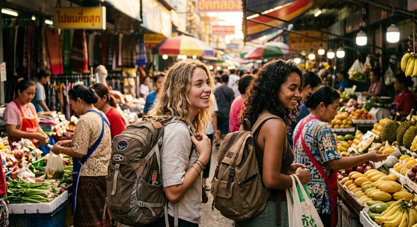travelers connecting in Bangkok — Unlock Free NFTs & Crypto Airdrops as a Traveler in Bangkok