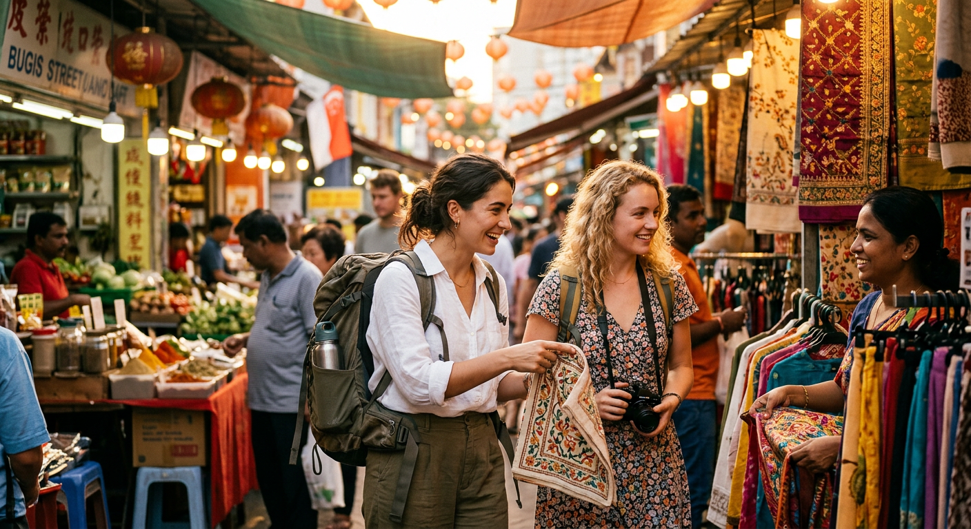 travelers connecting in Singapore — Ваш Путеводитель по Бесплатным NFT и Крипто-Аирдропам в Сингапуре