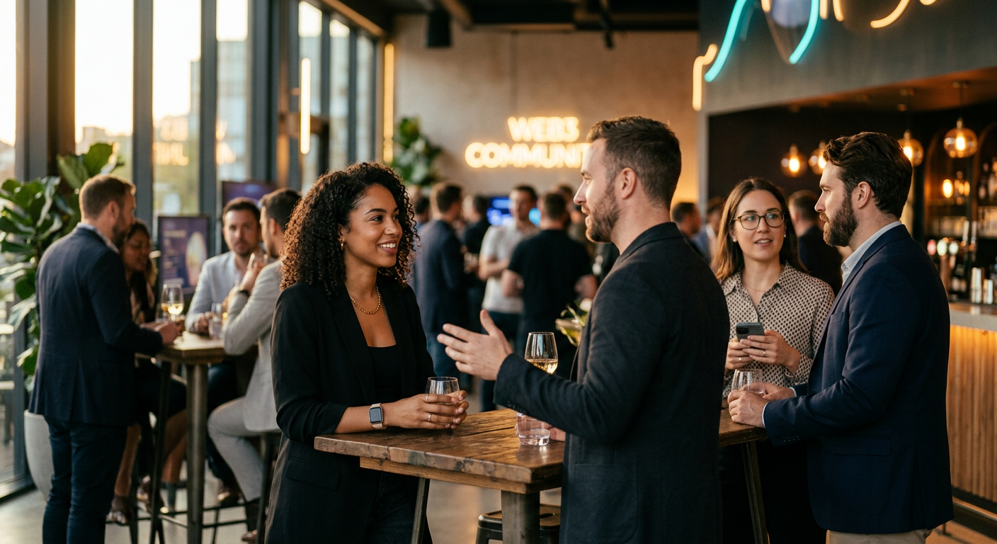 nft holders connecting  — Digitale Kunst, reale Freunde: Treffen für NFT-Enthusiasten weltweit