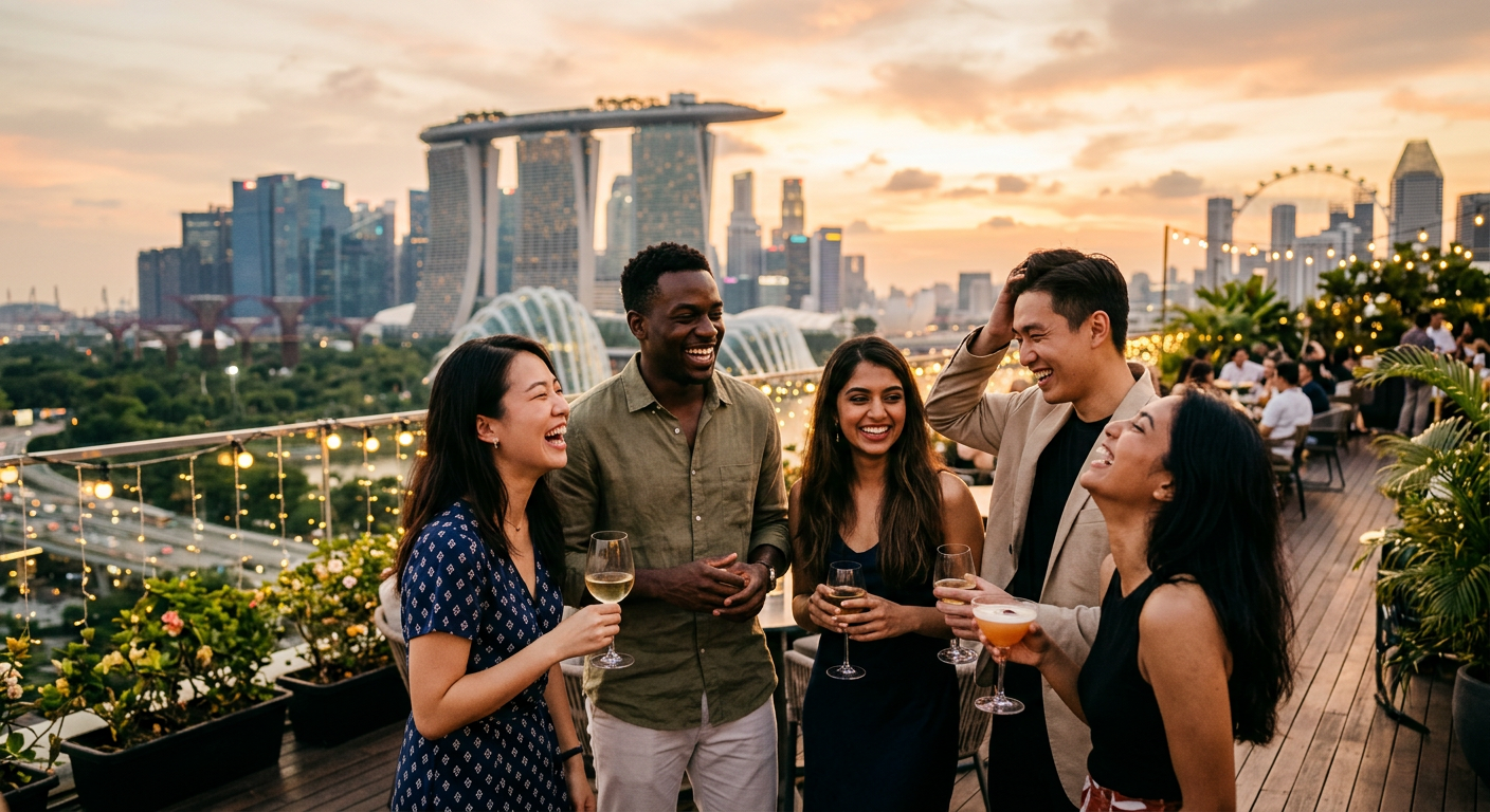 make friends connecting in Singapore — Encontre sua Tribo Cripto: Conectando-se em Singapura