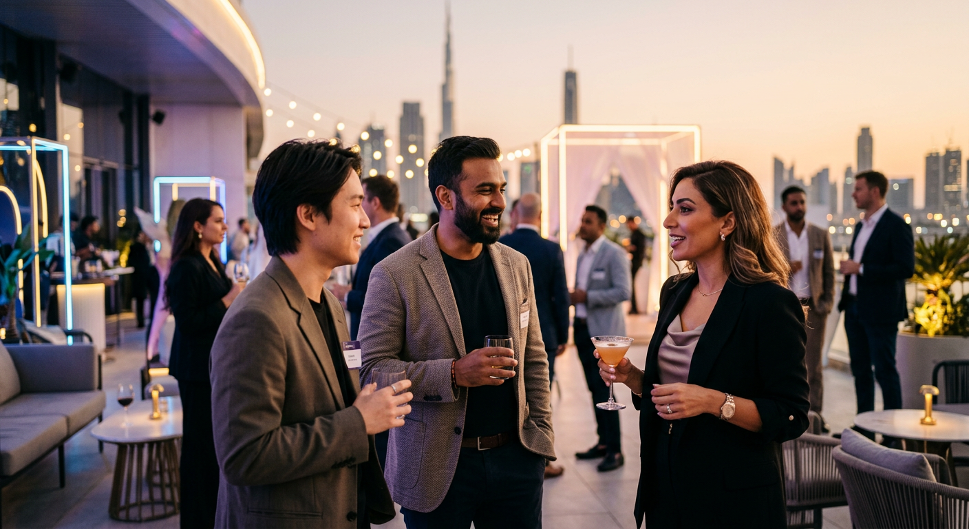 nft holders connecting in Abu Dhabi — Desbloqueie Meetups Exclusivos de NFT e Blockchain em Abu Dhabi