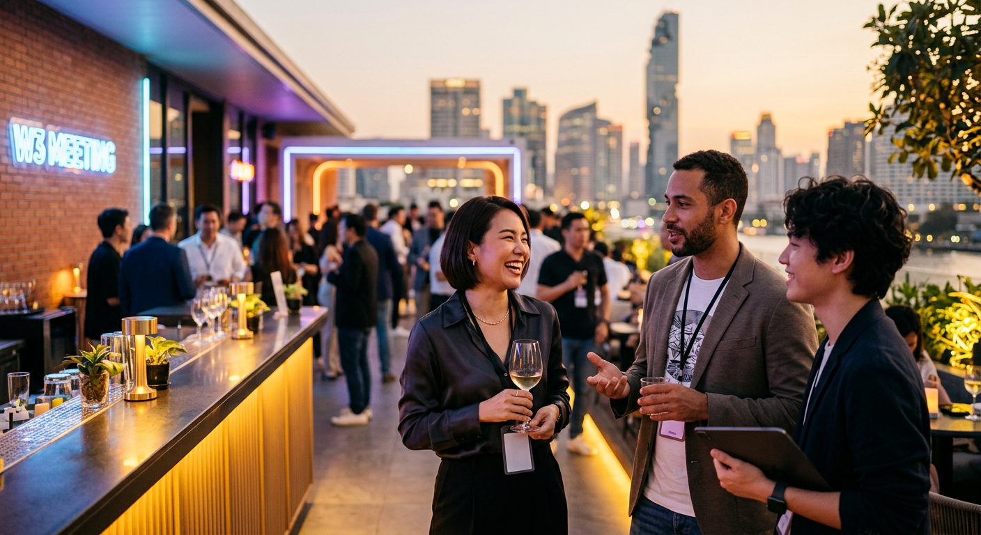 nft holders connecting in Bangkok — تواصل مع مجتمع البلوك تشين والـ NFT المزدهر في بانكوك