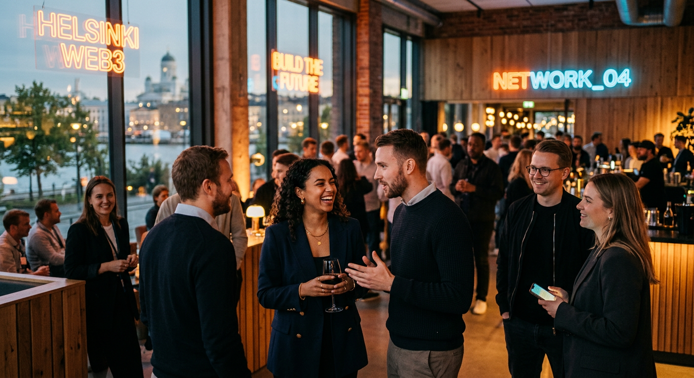 nft holders connecting in Helsinki — Descubra as Prósperas Comunidades de NFT e Blockchain em Helsinque