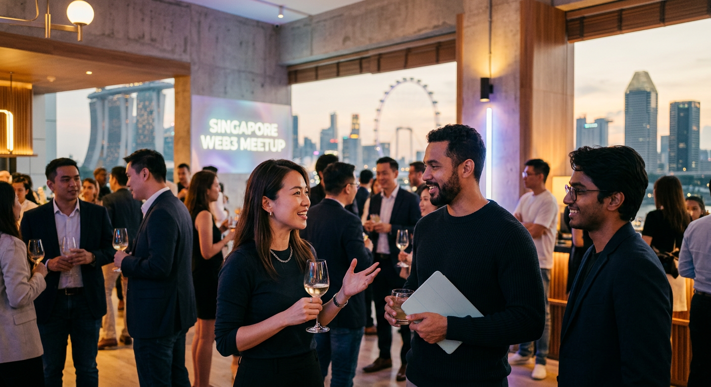 nft holders connecting in Singapore — Où participer aux meilleurs meetups blockchain et NFT à Singapour ?