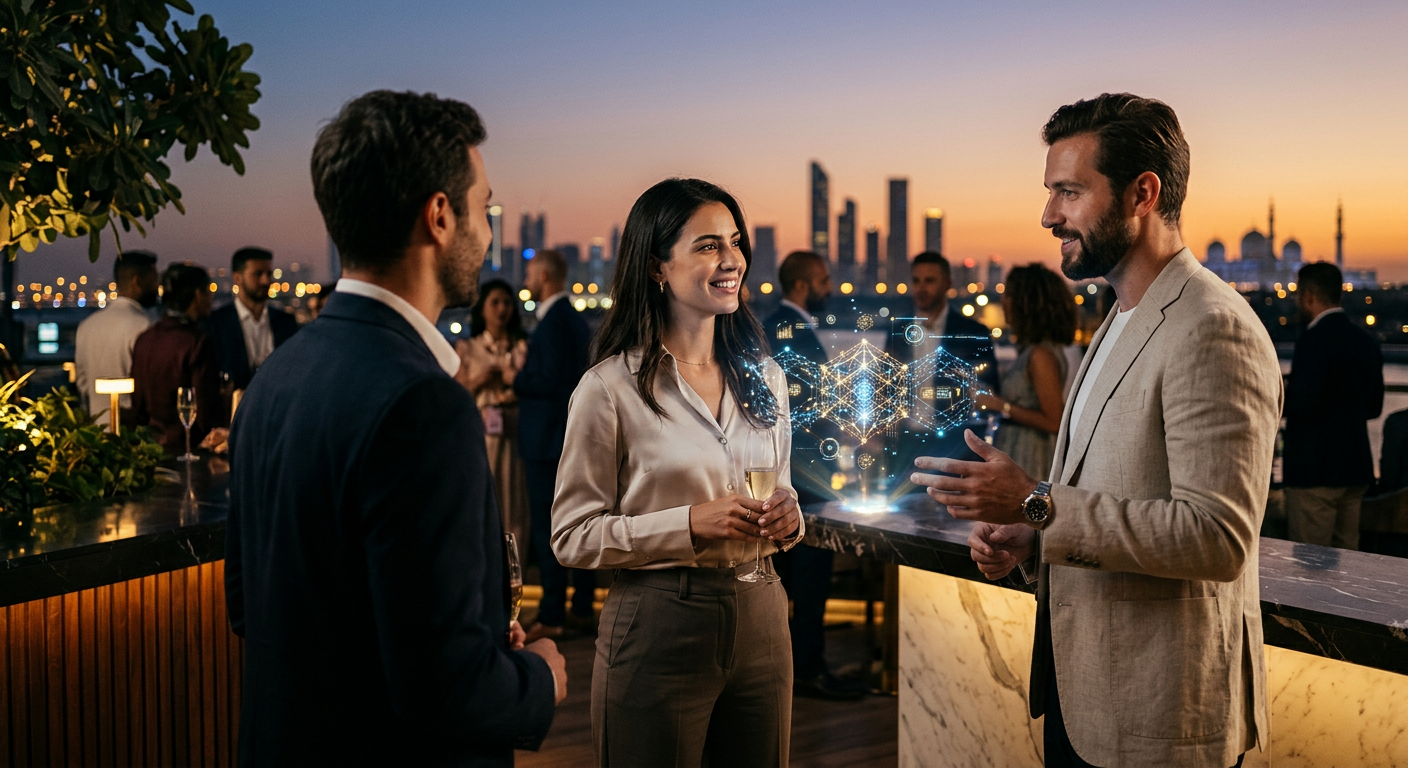 crypto communities connecting in Abu Dhabi — Networking para Entusiastas de NFT e Nômades Digitais em Abu Dhabi