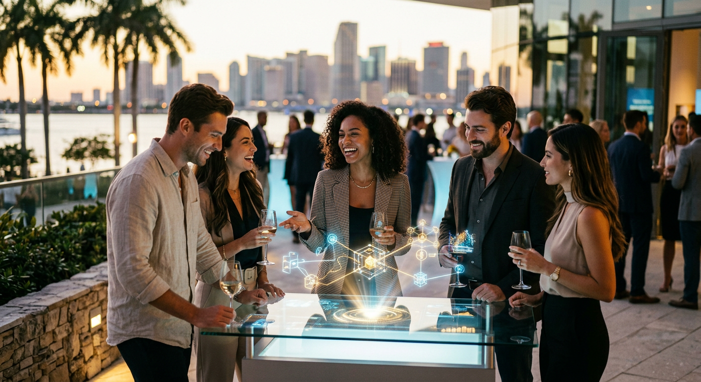 crypto communities connecting in Miami — Nômades Digitais em Miami: Conecte-se com a Vanguarda NFT!