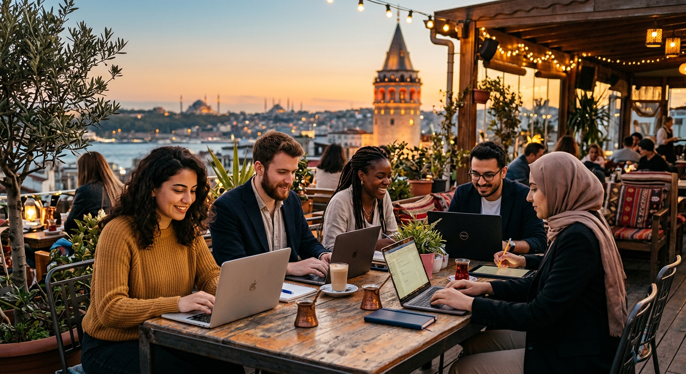 digital nomads connecting in Istanbul — Thrive as a Digital Nomad in Istanbul: Your Ultimate Guide