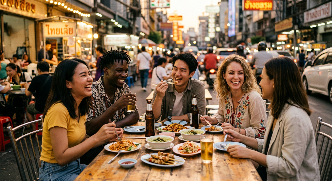 expats connecting in Bangkok — Nômades Digitais em Bangkok: Seu Guia Completo para Conexão e Sucesso