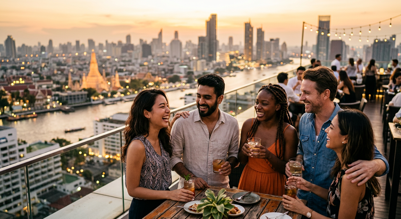 make friends connecting in Bangkok — Haz Amigos en Bangkok: Tu Guía Definitiva para Nómadas Digitales