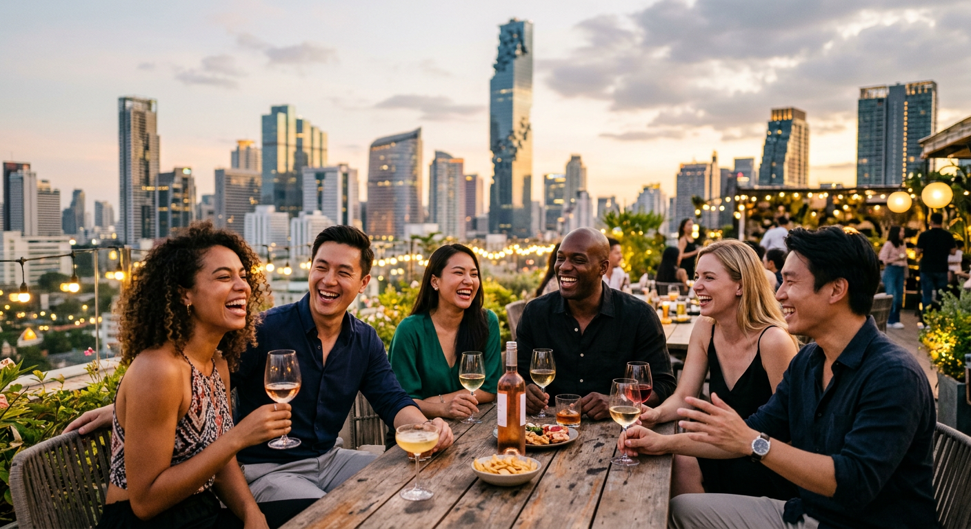 make friends connecting in Bangkok — Connect & Thrive: Maximize Your Social Life as a Digital Nomad in Bangkok