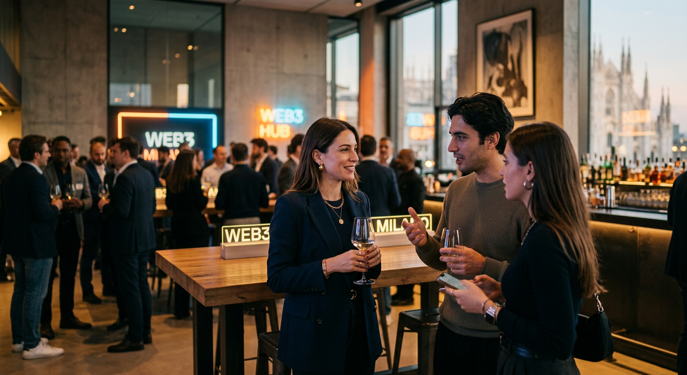 nft holders connecting in Milan — ¿Cómo conectar con holders de NFT y nómadas digitales en Milán?
