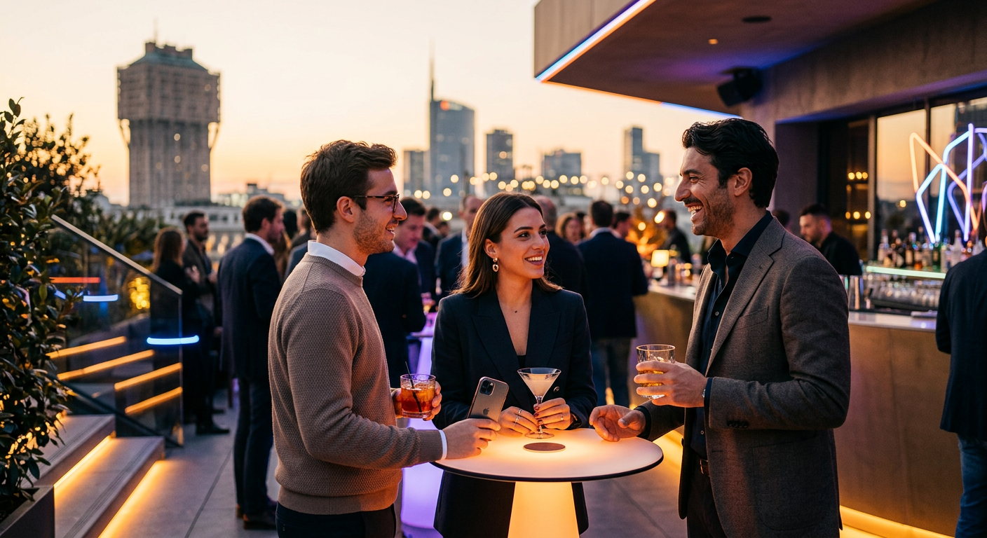 nft holders connecting in Milan — Como se conectar com detentores de NFTs e nômades digitais em Milão?