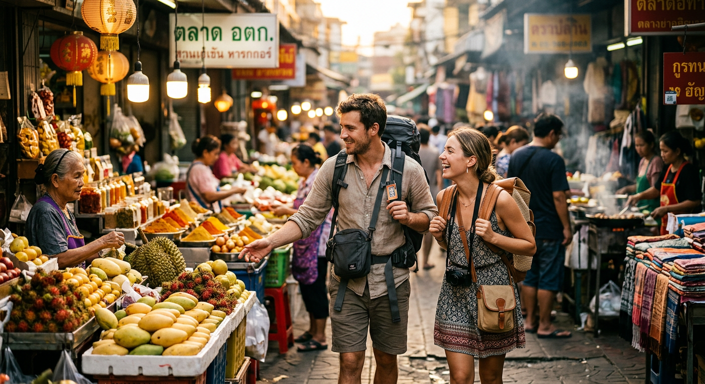 travelers connecting in Bangkok — Encontre e Conecte-se com Nômades Digitais em Bangkok