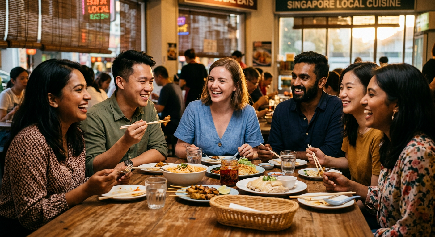 expats connecting in Singapore — Como Fazer Amigos e Prosperar como Expatriado em Singapura