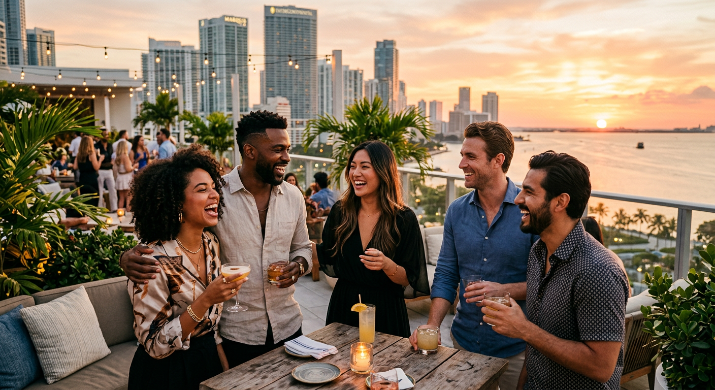 make friends connecting in Miami — Tu Guía Definitiva para Hacer Amigos en Miami como Expatriado