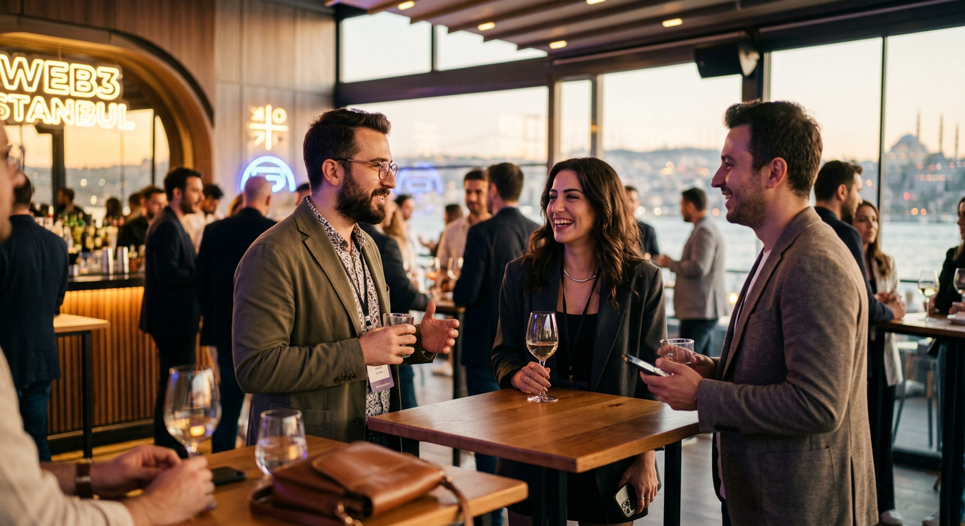 nft holders connecting in Istanbul — Conecte-se com Detentores de NFT e Expatriados Web3 em Istambul