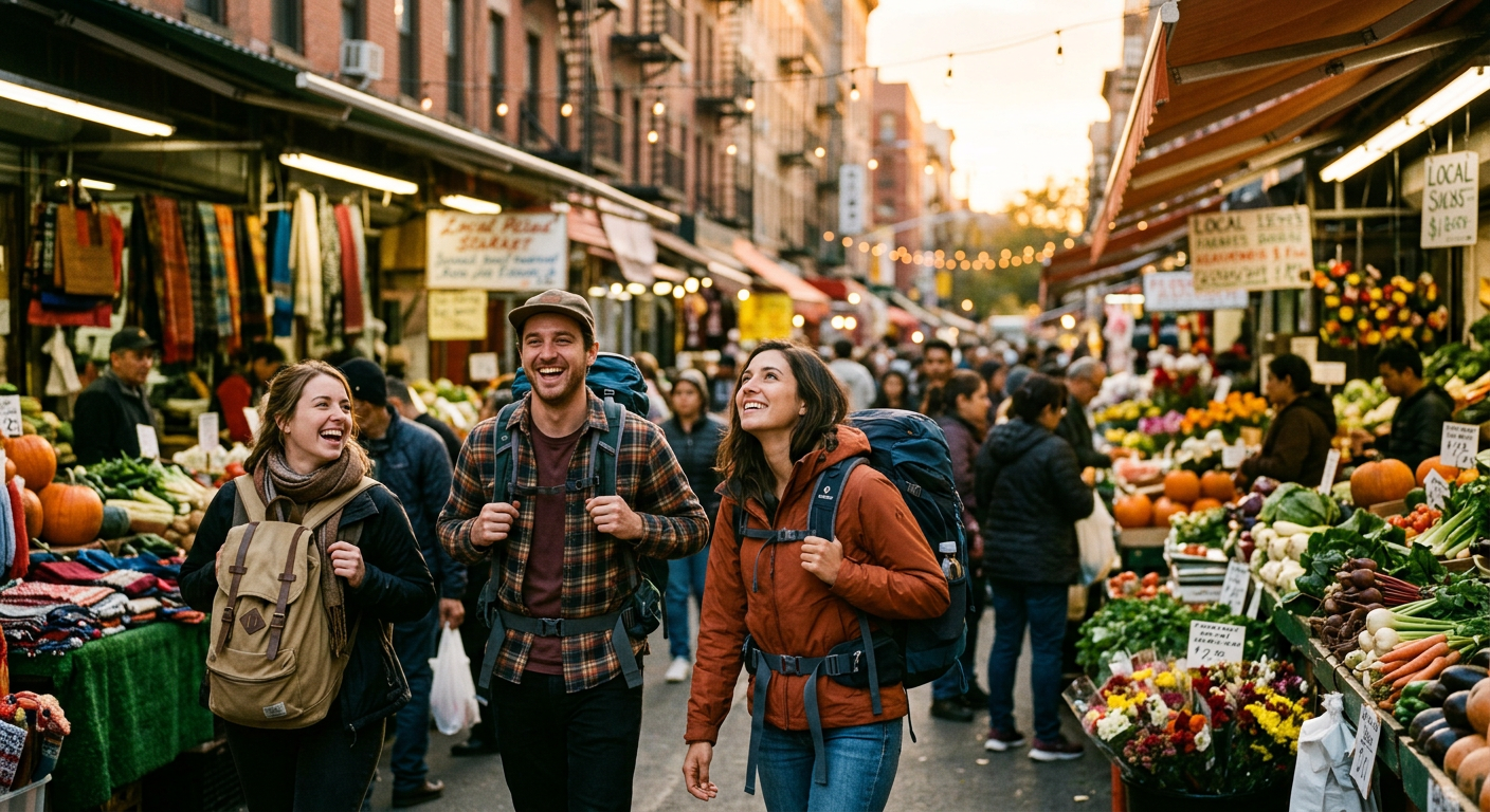 travelers connecting in New York — How Do Expats Make Friends and Settle into New York City Life?