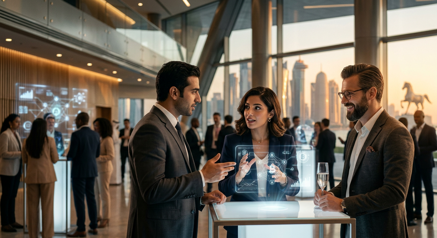 crypto communities connecting in Doha — Conecta con Comunidades de NFT y Criptomonedas en Doha