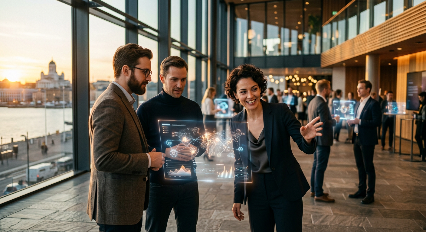 crypto communities connecting in Helsinki — Conecte-se com Detentores de NFT e Comunidades Cripto em Helsinque