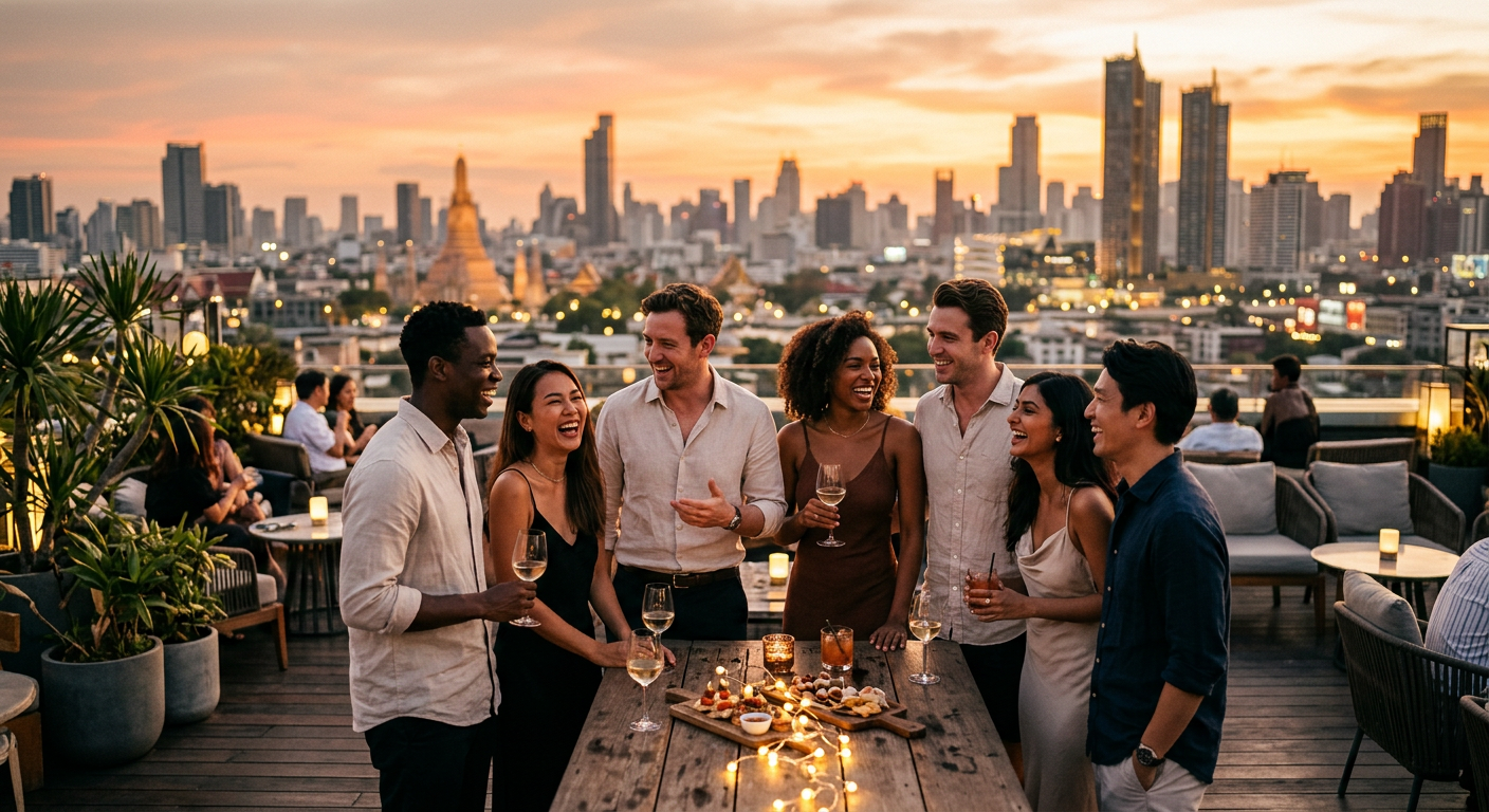 make friends connecting in Bangkok — बैंकॉक में नए लोगों से कैसे मिलें और दोस्त कैसे बनाएं?