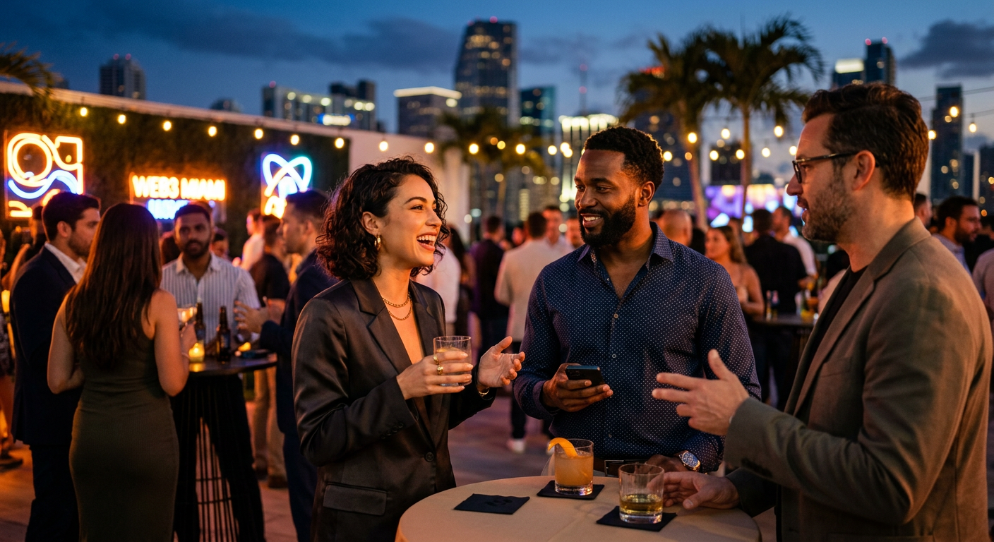 nft holders connecting in Miami — Wie trifft man NFT-Holder und die Krypto-Community in Miami?