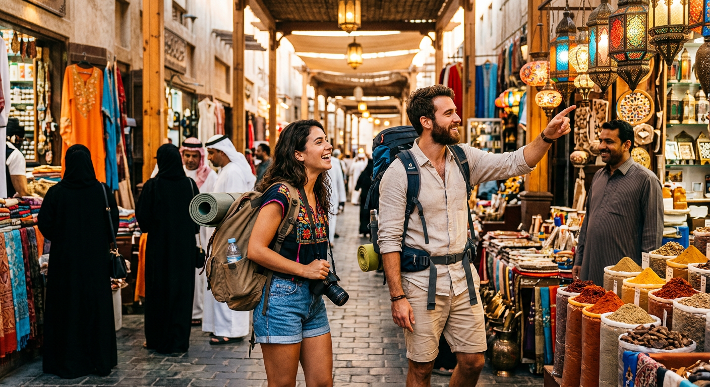 travelers connecting in Dubai — How to Meet People Nearby in Dubai?
