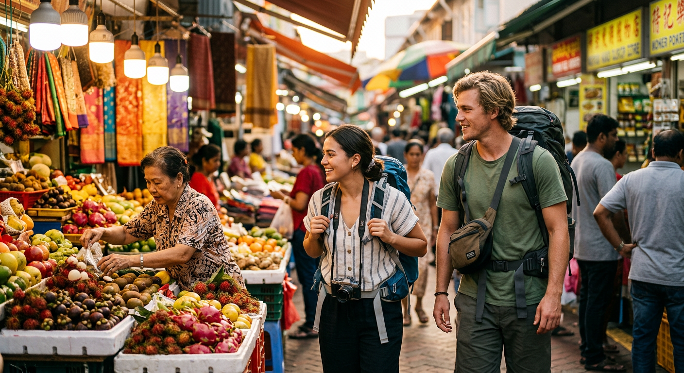 travelers connecting in Singapore — تكوين صداقات وعلاقات جديدة في سنغافورة كمسافر
