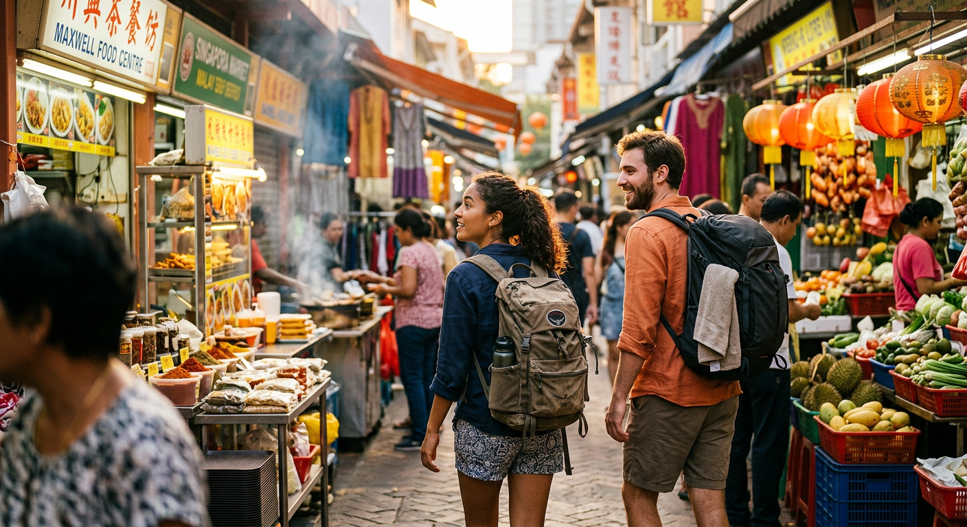travelers connecting in Singapore — How to Meet People Nearby in Singapore?