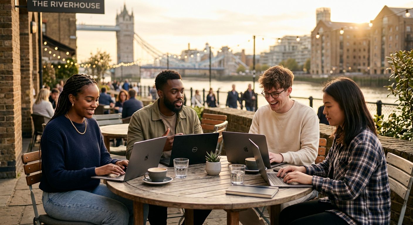 digital nomads connecting in London — How to Safely Meet Strangers and Date in London?