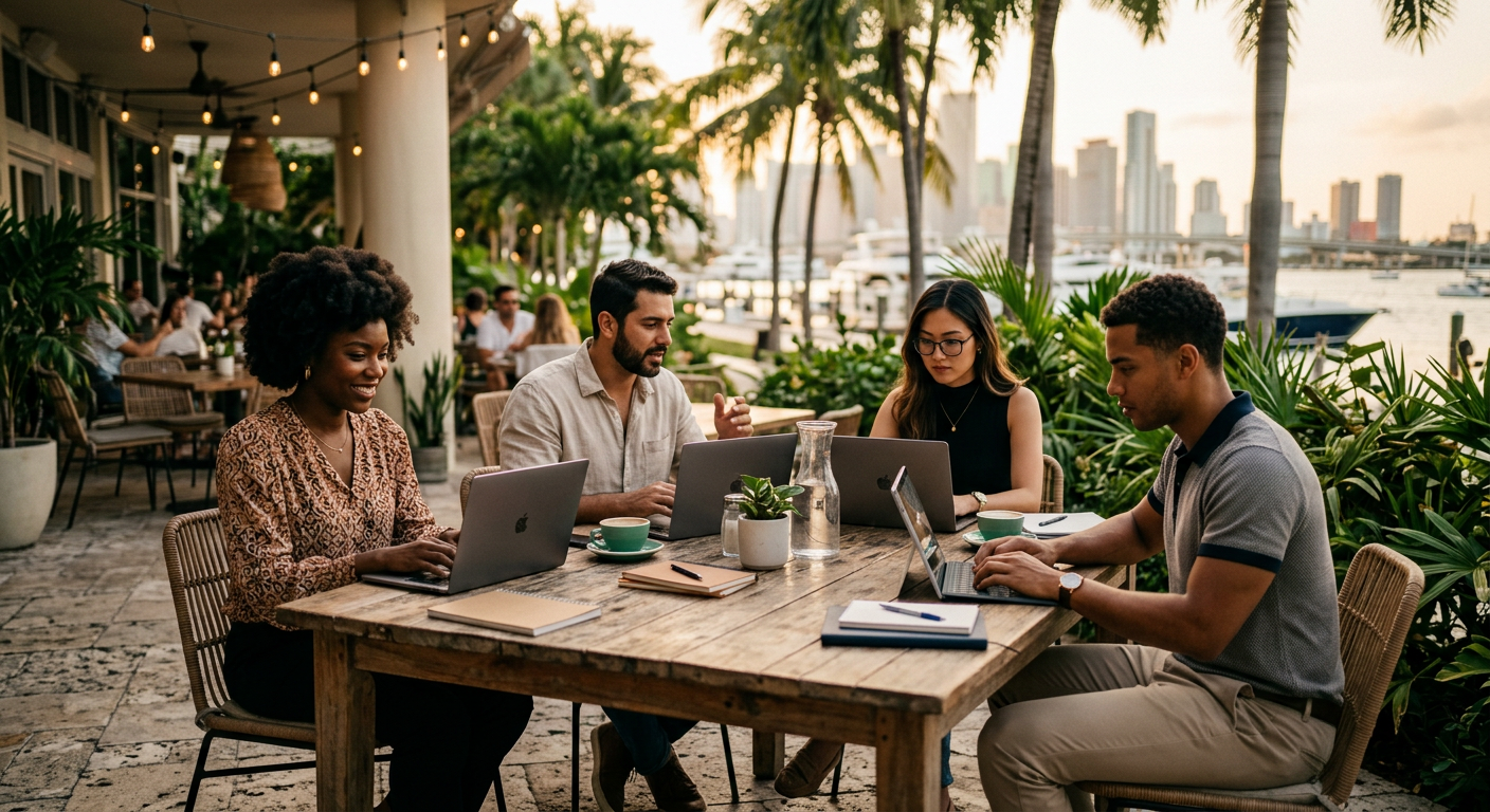 digital nomads connecting in Miami — What is the safest way to date and meet strangers in Miami?