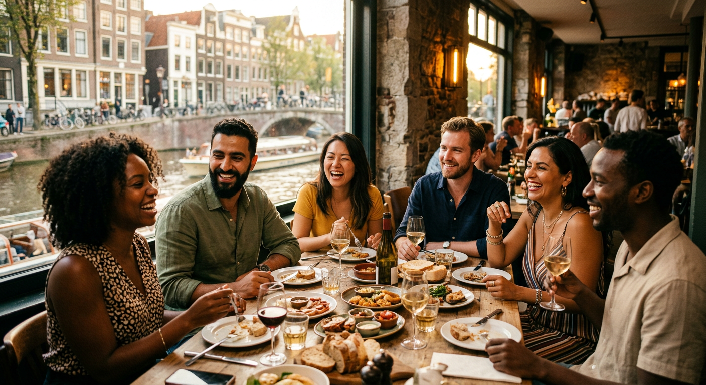 expats connecting in Amsterdam — Connecting Safely: An Expat's Guide to Meeting People in Amsterdam