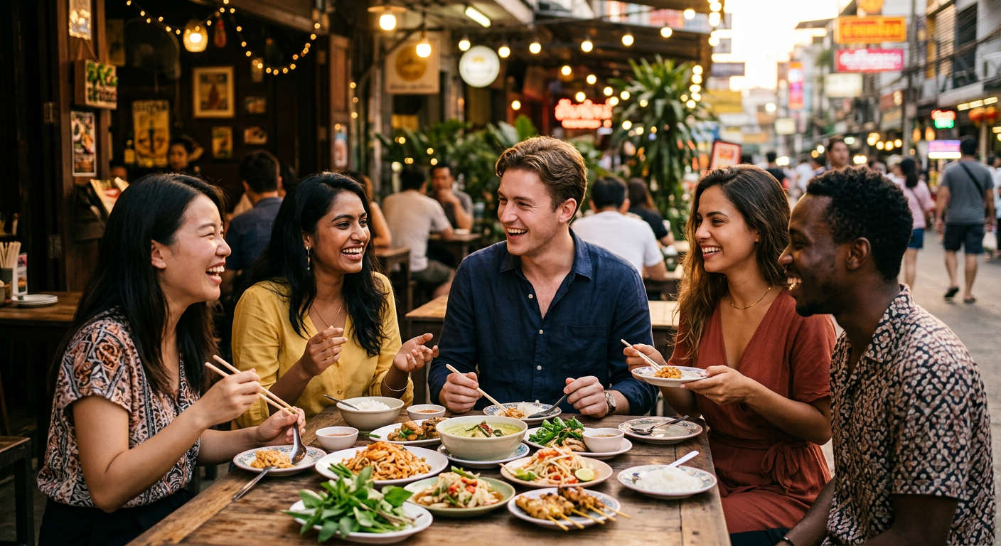 expats connecting in Bangkok — Descubra Amizades e Conexões Autênticas em Bangkok com Segurança