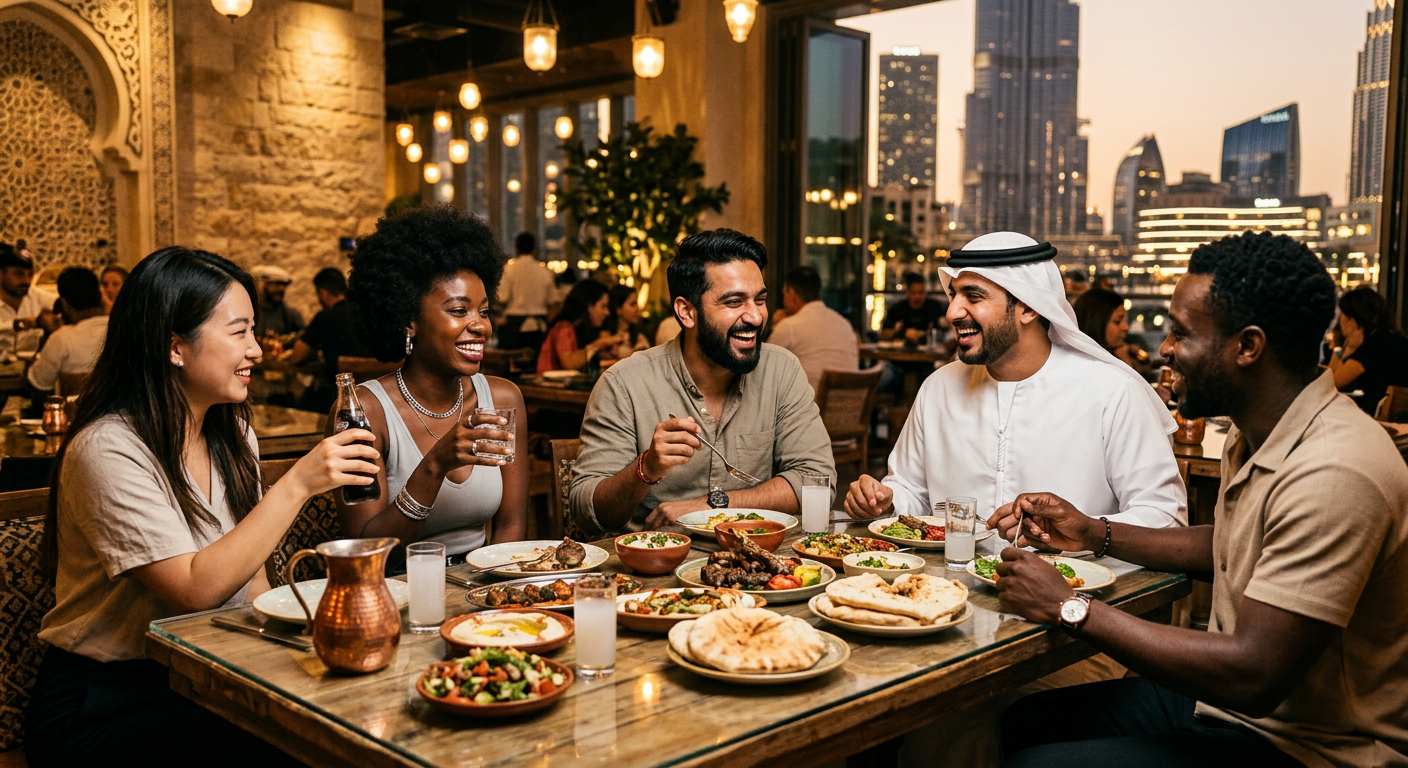 expats connecting in Dubai — दुबई में अजनबियों से सुरक्षित रूप से मिलना: प्रवासी भारतीयों के लिए Meeet AI गाइड