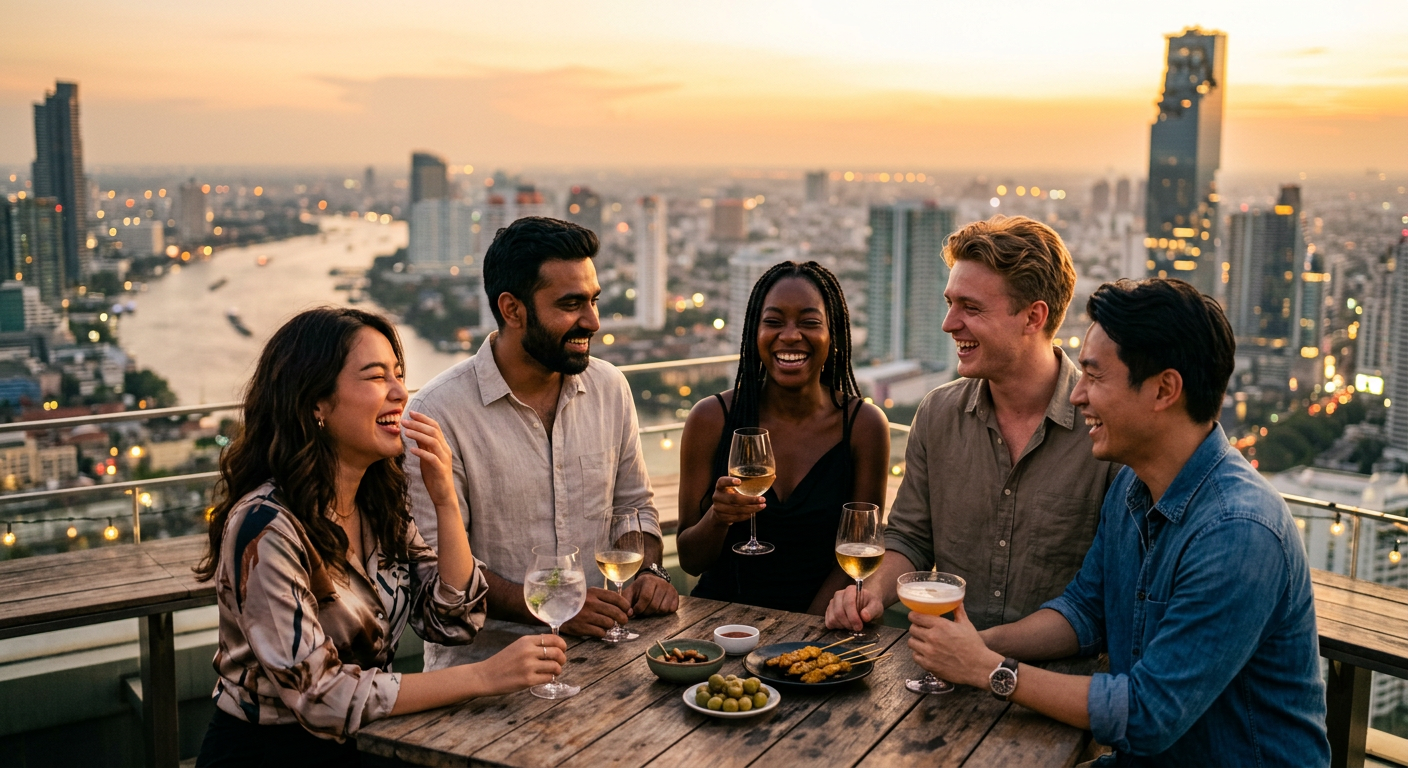 make friends connecting in Bangkok — استكشف بانكوك بأمان: تكوين صداقات جديدة يصبح أسهل مع Meeet