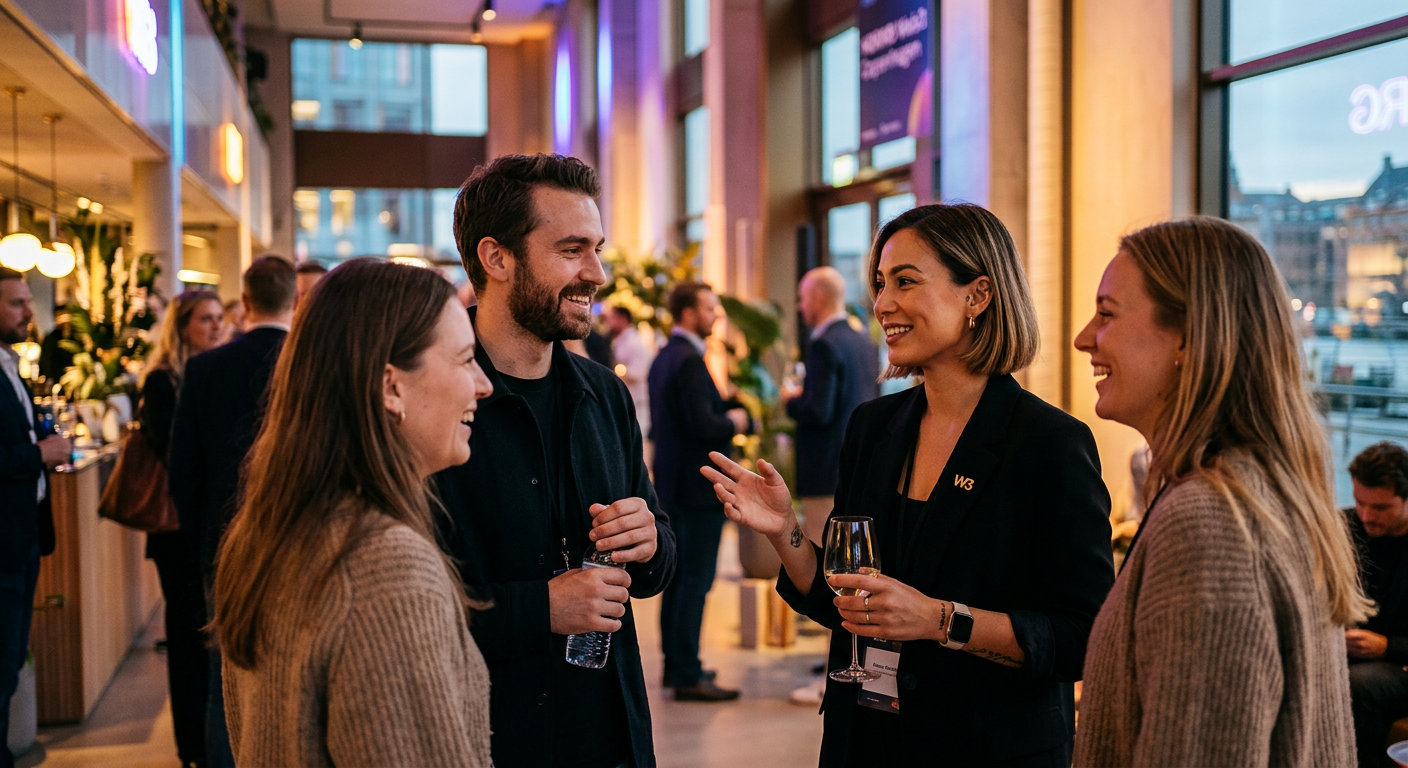 nft holders connecting in Copenhagen — Desbloquear Conexões Seguras de NFT em Copenhaga
