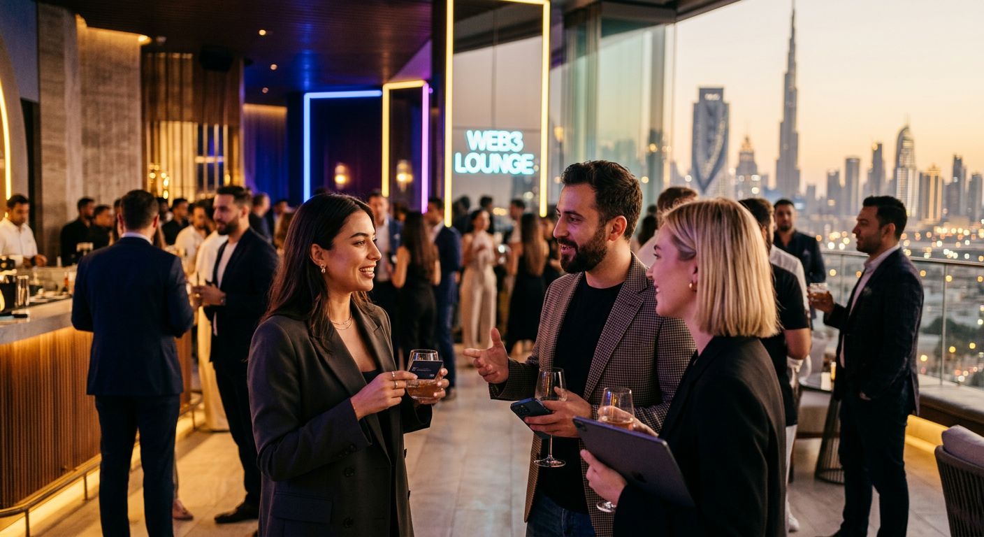 nft holders connecting in Dubai — Networking Web3 para Titulares de NFT no Dubai: Conheça Colecionadores em Segurança