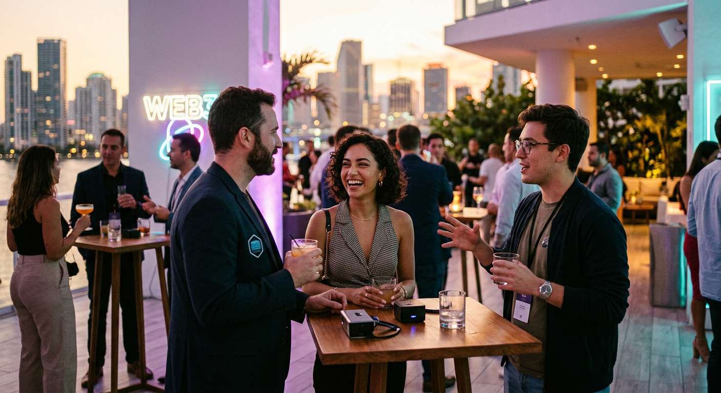 nft holders connecting in Miami — Connectez-vous avec la Communauté NFT et Web3 de Miami