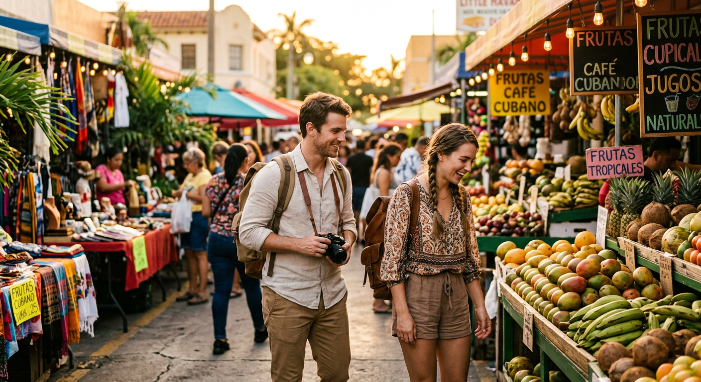 travelers connecting in Miami — Miami sicher entdecken: Kontakte knüpfen und die Stadt erleben