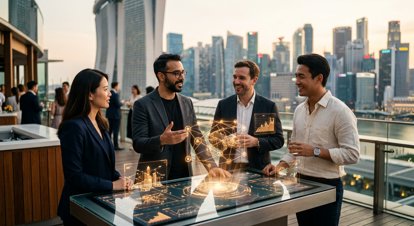 crypto communities connecting in Singapore — ¿Cómo ganar dinero con Meet-to-Earn y Networking NFT en Singapur?