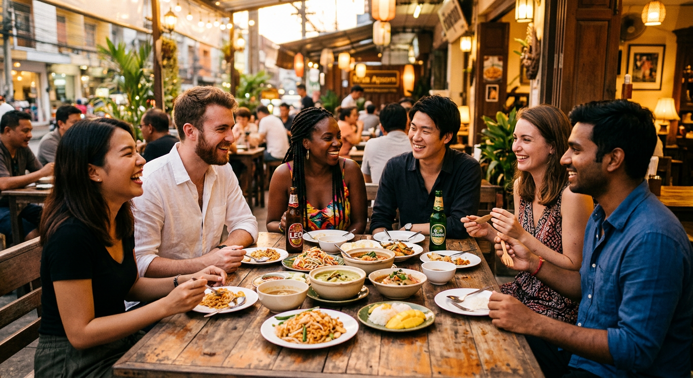 expats connecting in Bangkok — Expatriés à Bangkok : Gagnez des Revenus Passifs en Rencontrant de Nouvelles Personnes