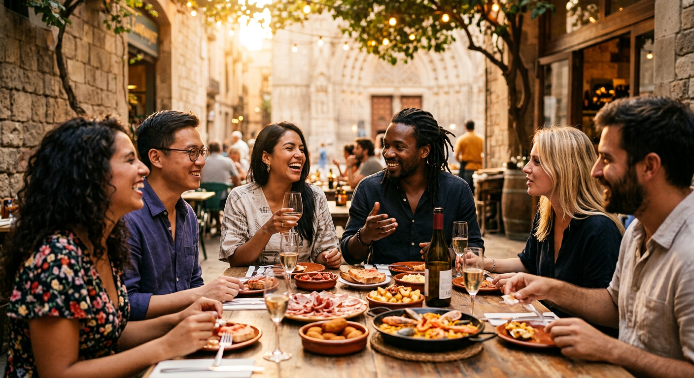 expats connecting in Barcelona — How Do Expats Earn Money Socializing (Social-to-Earn) in Barcelona?