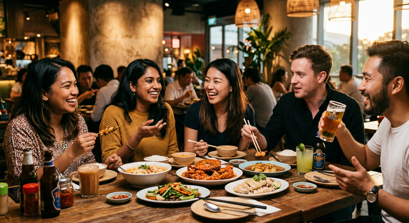 expats connecting in Singapore — Conoce Gente Nueva en Singapur y Gana Recompensas Reales