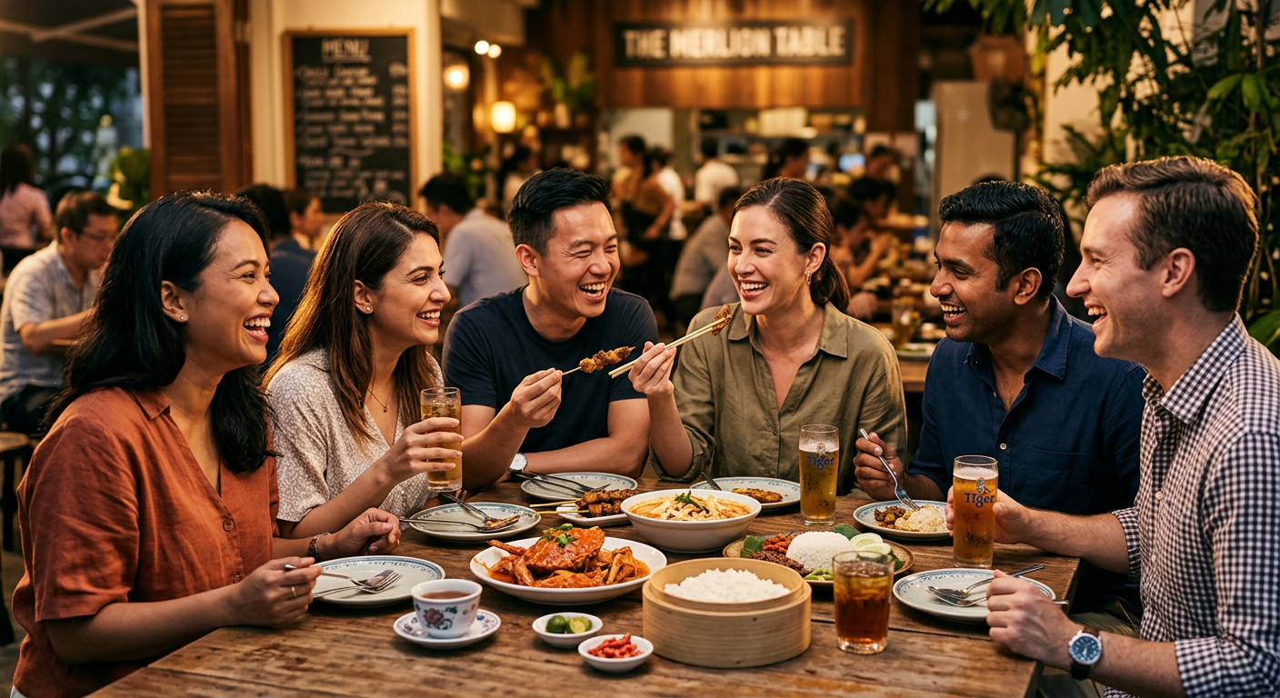 expats connecting in Singapore — Meeet Singapura: Conecte-se, Explore e Ganhe Recompensas Reais como Expatriado