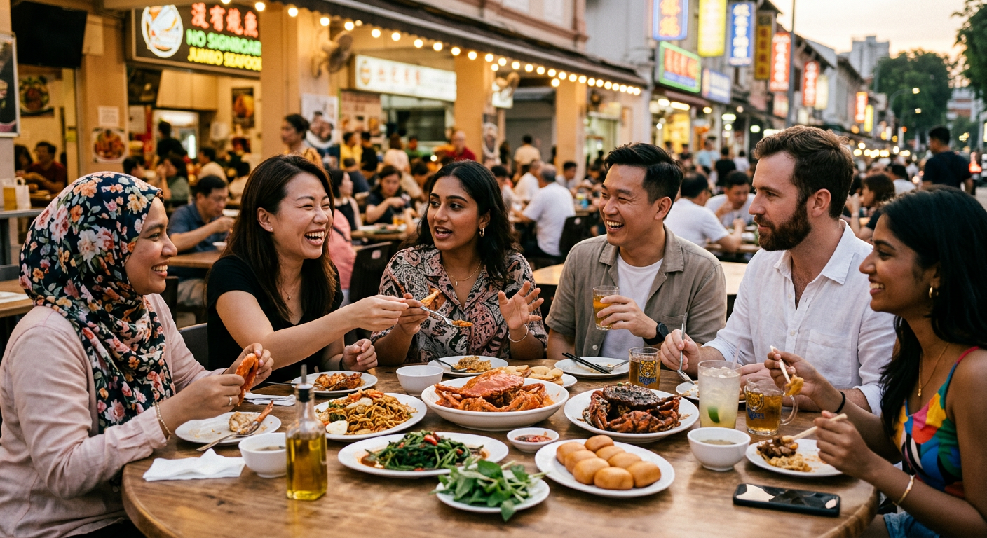 expats connecting in Singapore — Unlock Singapore: Your Guide to Earning Rewards by Meeting People