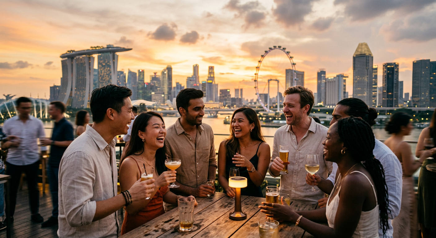 make friends connecting in Singapore — सिंगापुर में नए दोस्त बनाएं और सोशल-टू-अर्न से रिवॉर्ड्स कमाएं