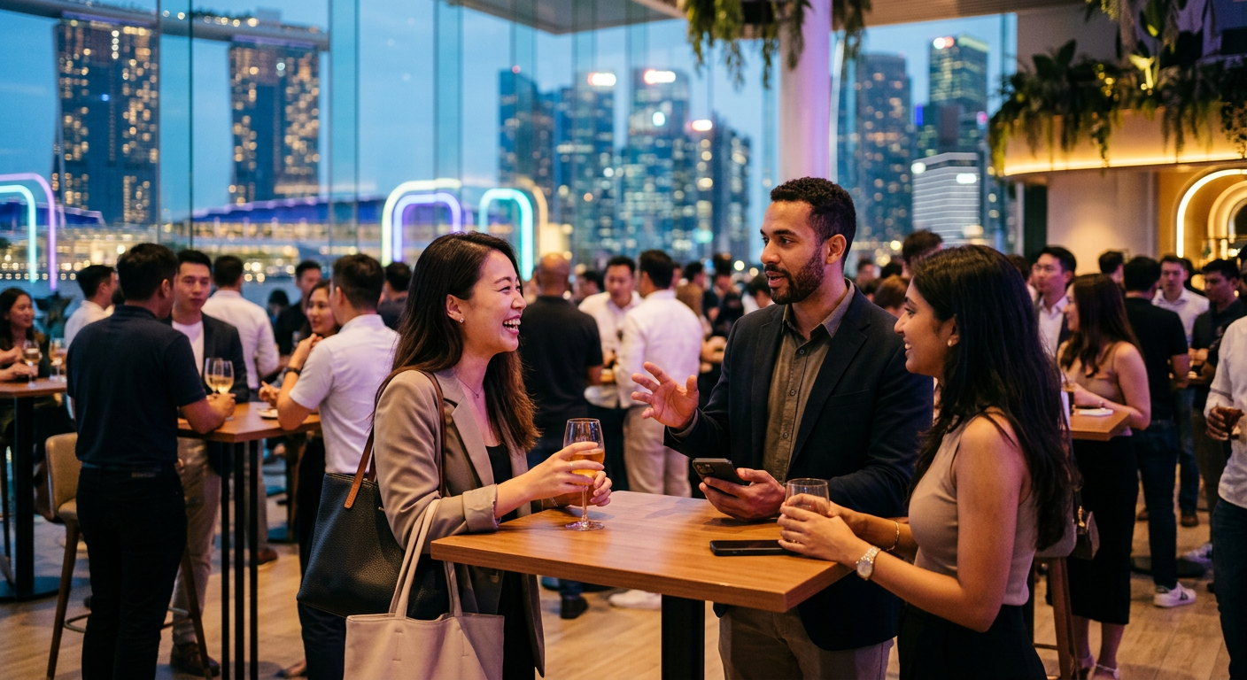 nft holders connecting in Singapore — First Social-to-Earn Platform in Singapore: Earn from Meetings & NFT Networking