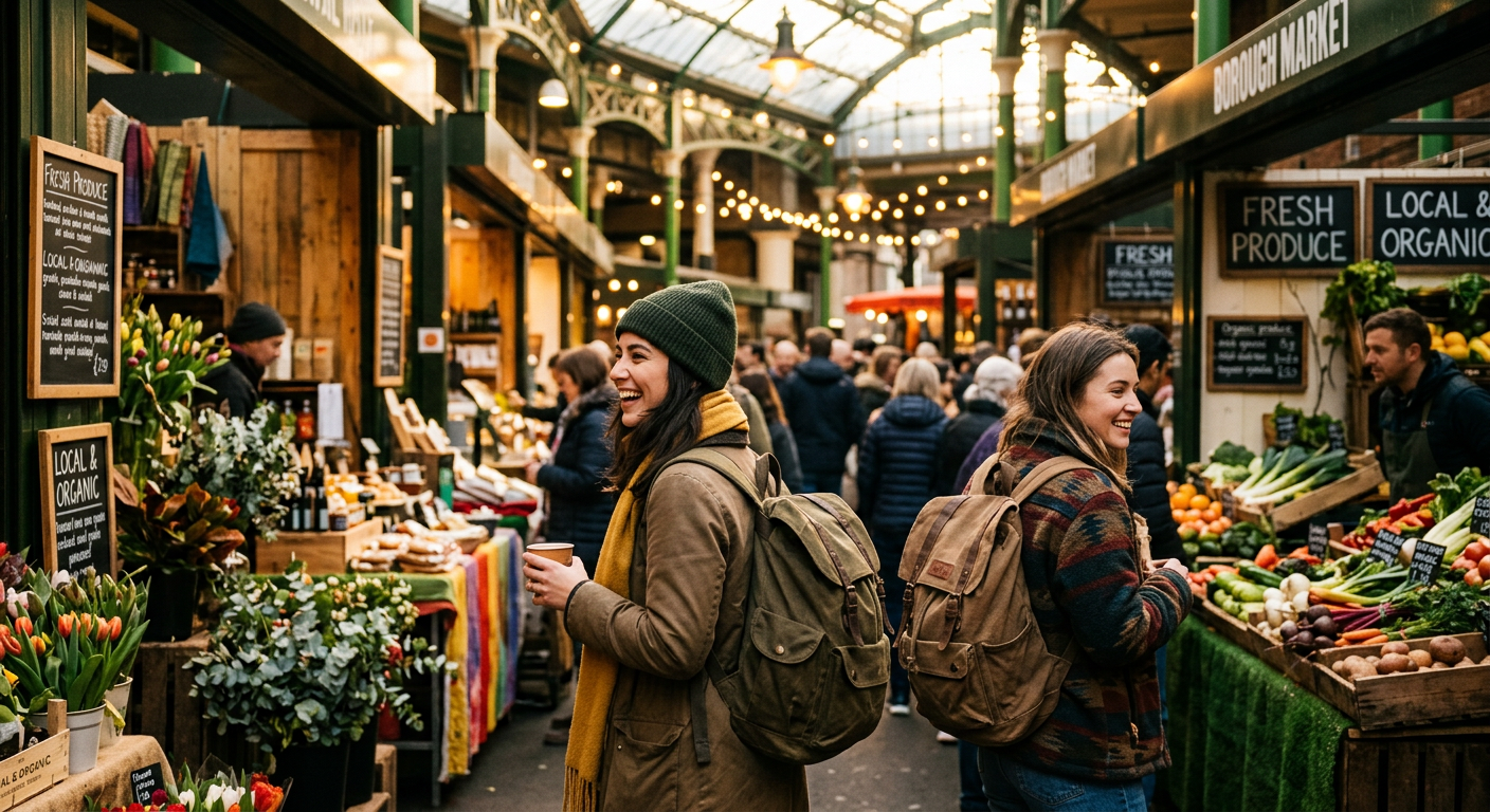 travelers connecting in London — Monetize Your London Adventures: Meet, Explore, and Earn with Social-to-Earn
