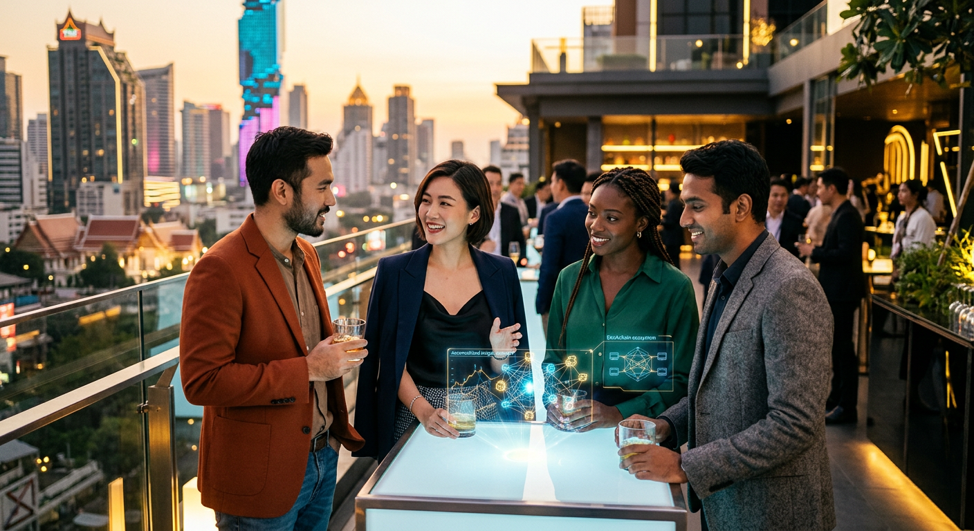 crypto communities connecting in Bangkok — Conecta en la Cripto Capital de Tailandia: Citas Web3 y Amistades NFT en Bangkok